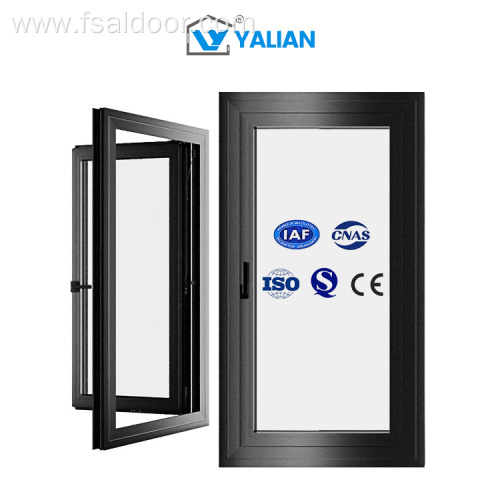 Double Glazed Aluminum Alloy Storm Proof Casement Windows